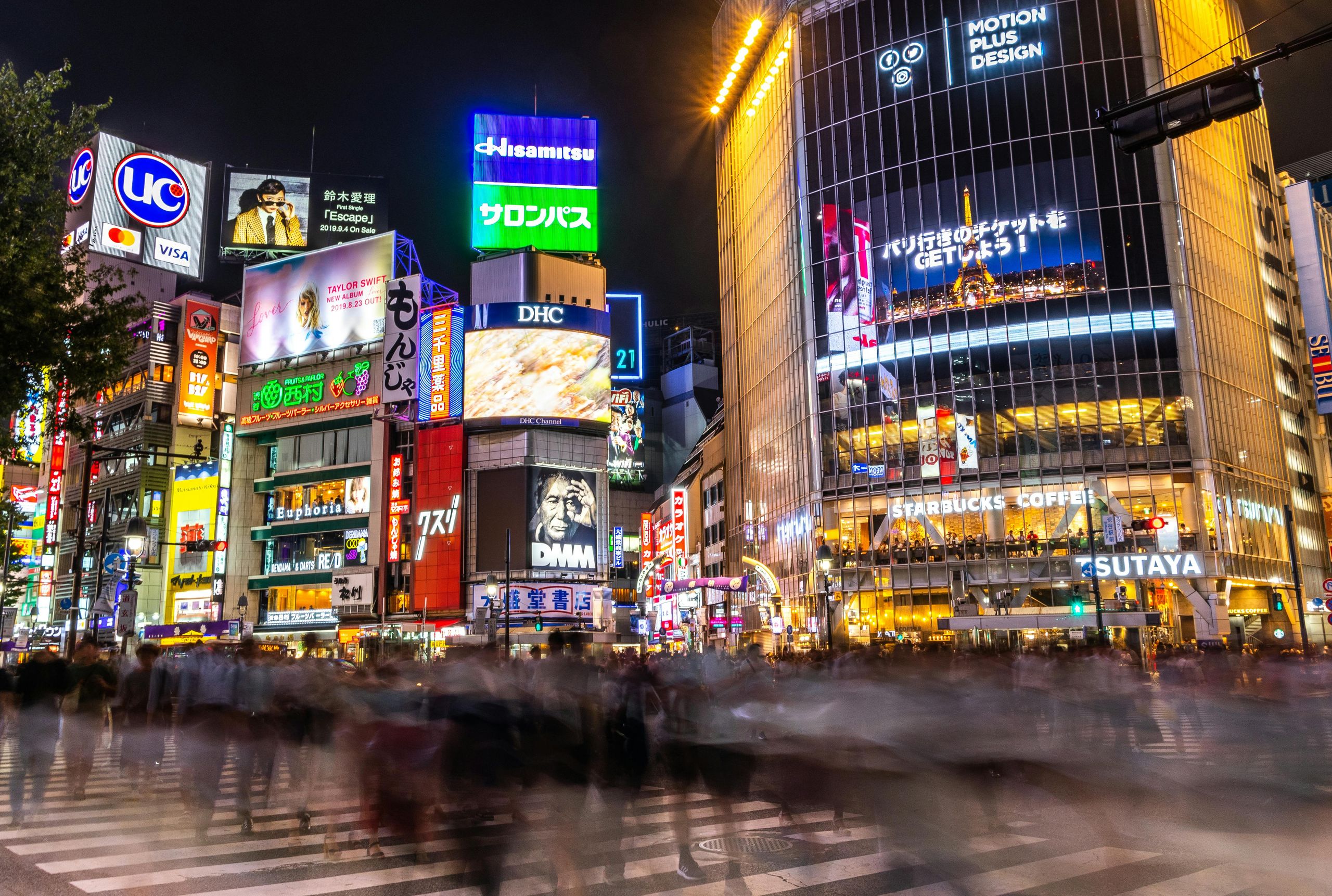 Shibuya Crossing at Night